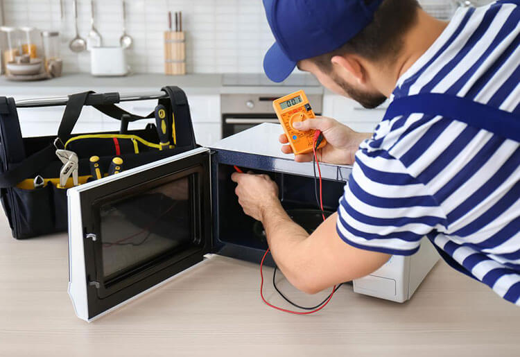 Microwave oven servicing